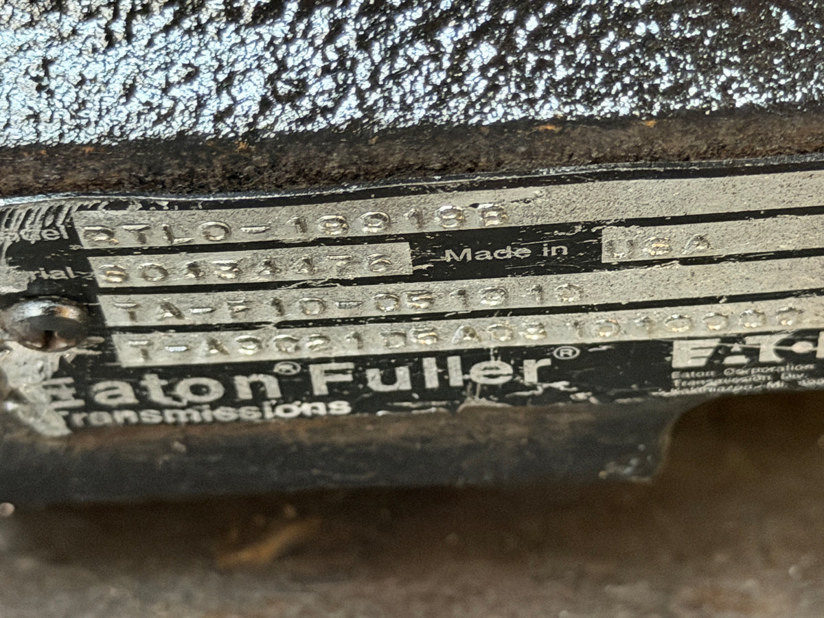 Eaton Fuller RTLO18918B Transmission For Sale, 18 Speed