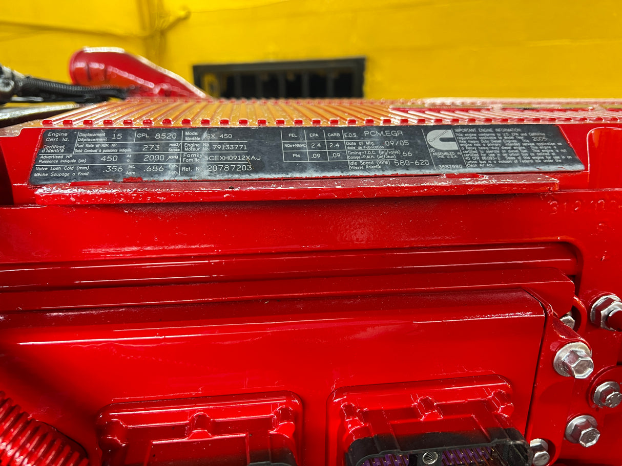 2005 Cummins ISX Diesel Engine For Sale, CPL# 8520