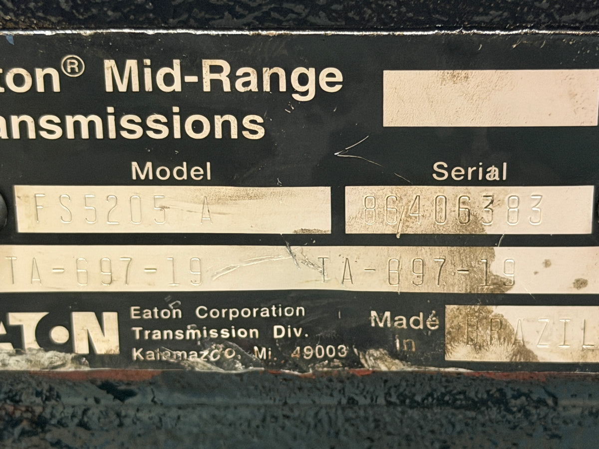 Eaton Fuller FS5205A Transmission For Sale