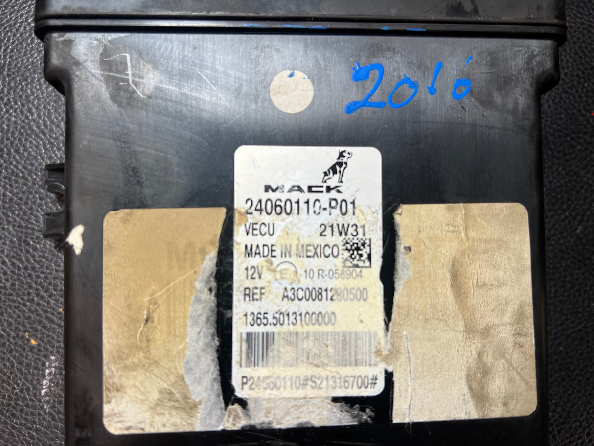 2016 Mack Vehicle Control Module (VECU) Part # 24060110-P01