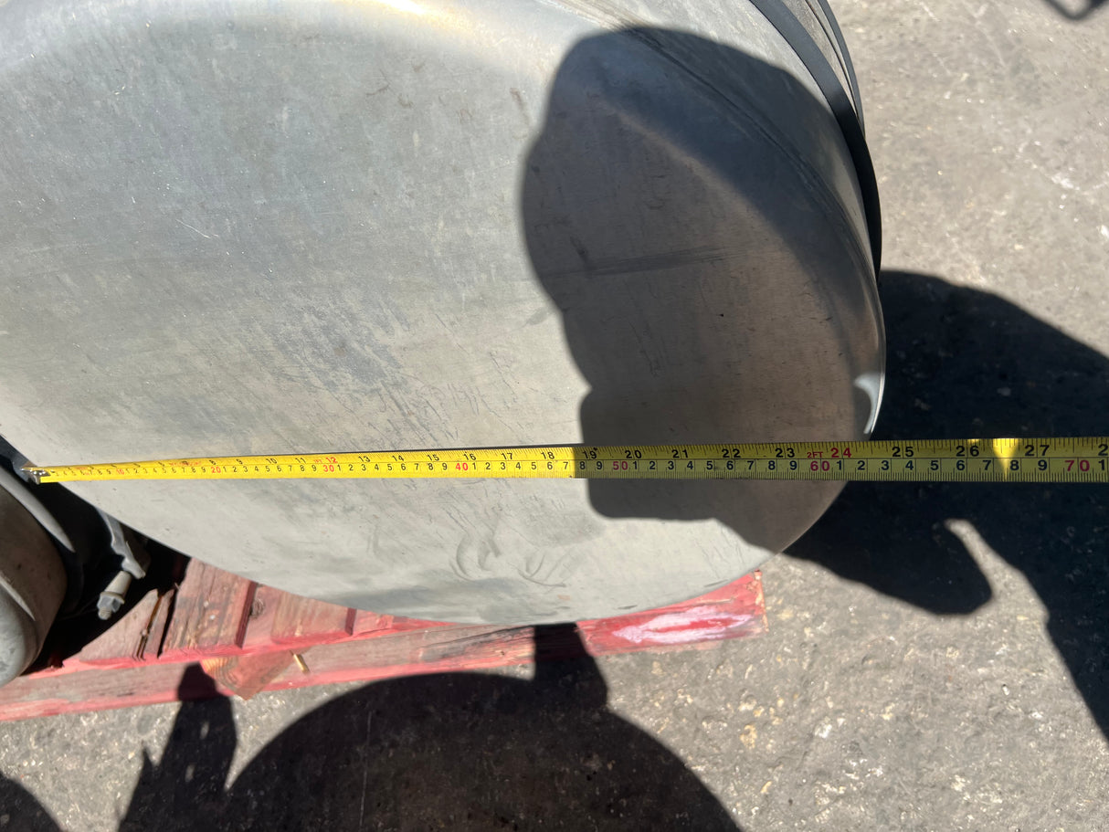 Freightliner Cascadia 113 Driver's Side 80Gallon Fuel Tank, 40"L x 24" Diameter