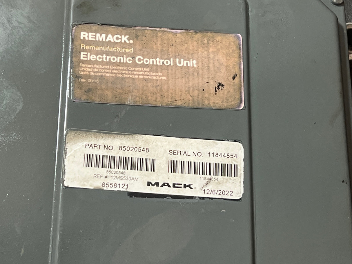 Mack Engine Control Module Part # 12MS530AM For Sale