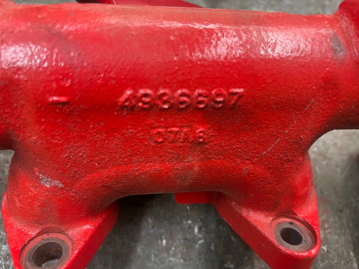 Cummins ISB 2-Part Exhaust Manifold Long Part # 4936697, Short Part # 4937743 For Sale