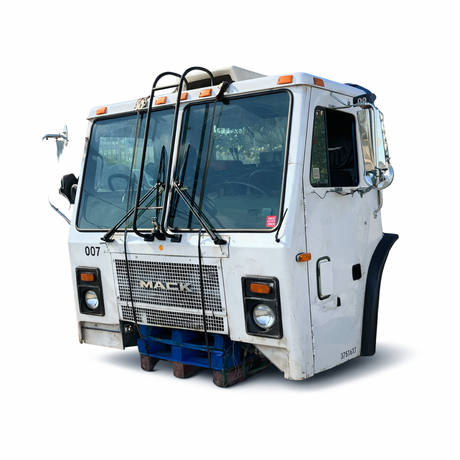mack garbage truck cab