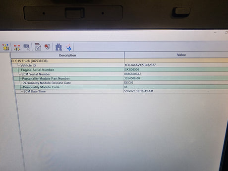 Caterpillar C15 ECM Part # 256-1159-01 For Sale, 70-PIN, BXS-Serial