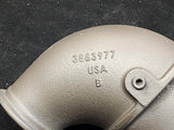 2008 CUMMINS ISM DIESEL ENGINE 3883977 Air Transfer Elbow Tube For Sale