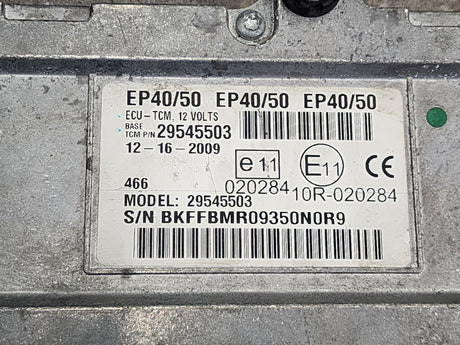 2009 Allison EP40/50 ECU-TCM For Sale Part # 29545503