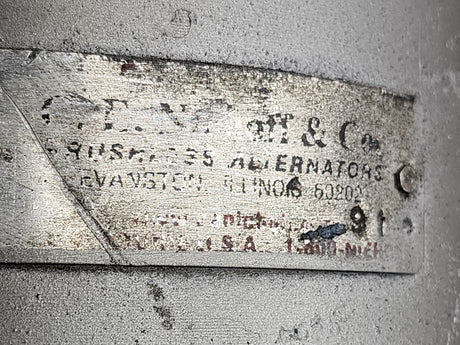 OEM C.E Diesel Engine Niehoff Alternator