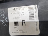 Automotive Lighting GM OEM Passenger (RIGHT) Side Front Headlight 25798851