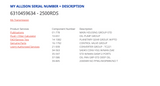 Allison 2500RDS Transmission w/ PTO & Hydraulic Pump For Sale