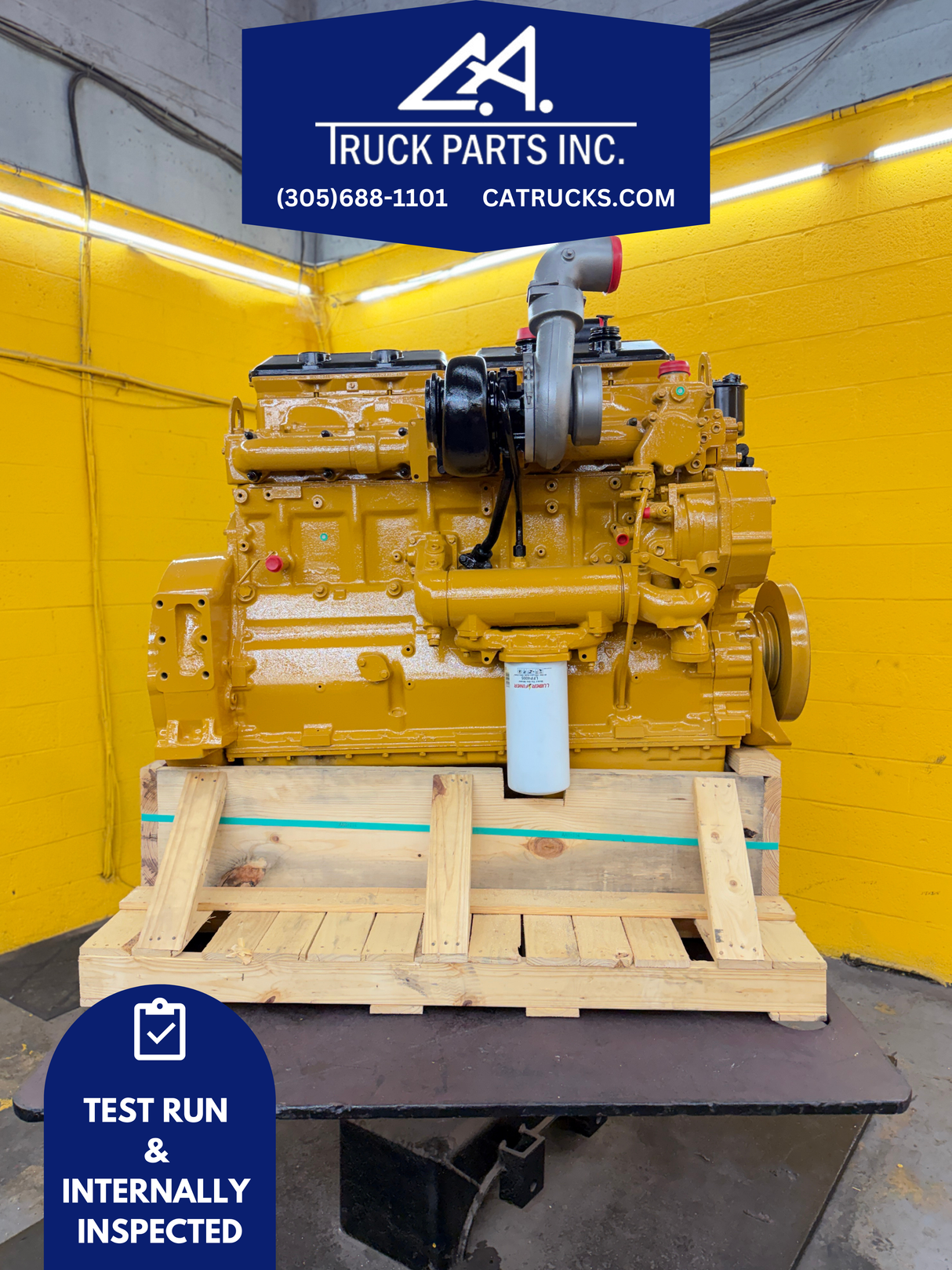 1989 Caterpillar 3406B Diesel Engine with Jake Brakes, MECHANICAL