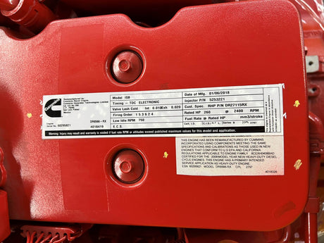 (NEW) 2008 Cummins ISB 6.7L Diesel Engine For Sale, 260HP