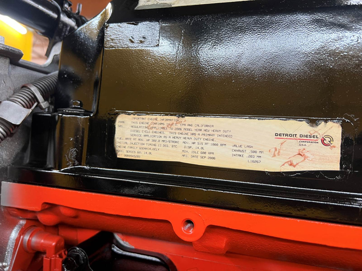 2006 Detroit Series 60 14.0L Diesel Engine For Sale, DDEC5