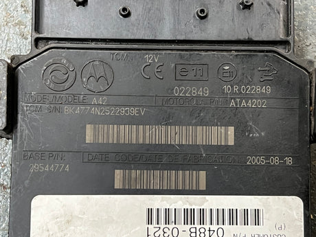 2005 Allison 4000RDS Transmission Control Module (TCM) Part # 29544774