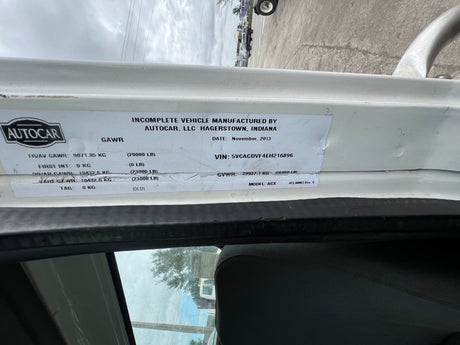 2014 AUTOCAR XPEDITOR DUAL DRIVER - L&R SIT CAB