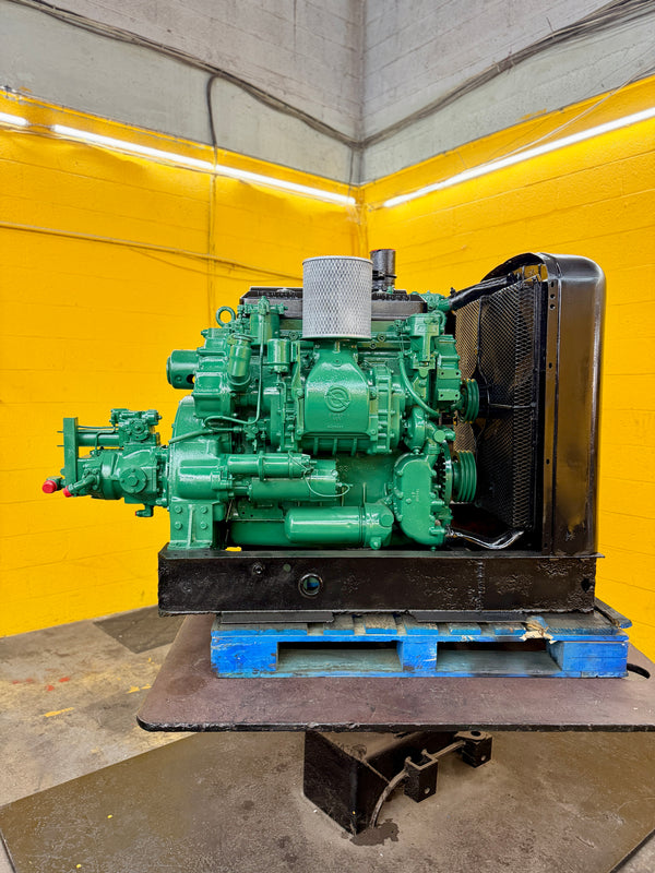 Detroit 4-71 Diesel Engine For Sale, NATURAL w/ Radiator