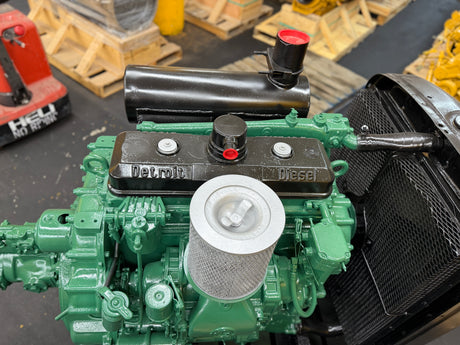 Detroit 4-71 Diesel Engine For Sale, NATURAL w/ Radiator