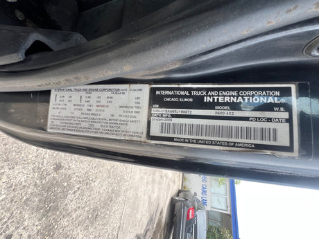 2005 International 8600 SBA-SET BACK-AXLE Cab For Sale