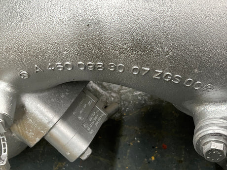 Mercedes MBE4000 Turbo Connection Air Tube w/ Pressure Sensor