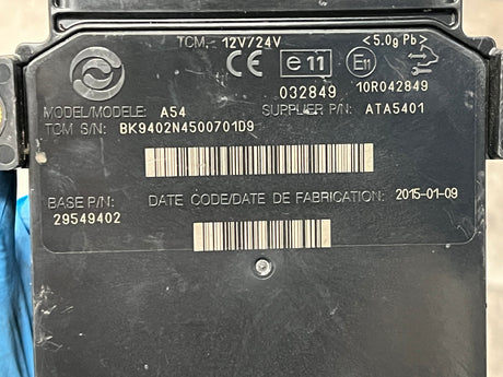 2015 Allison Transmission Control module (TCM) Part # 29549402
