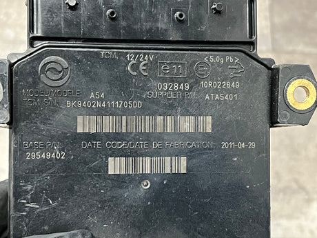 2011 Allison Transmission Control Module (TCM) Part # 29549402 For Sale