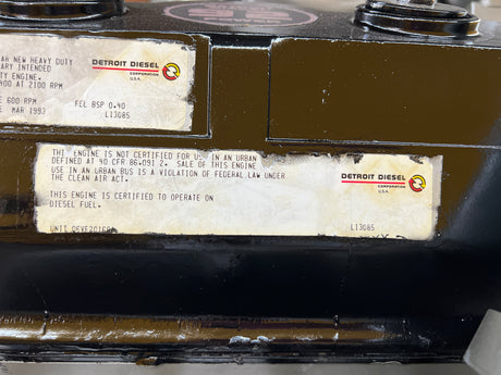 1993 Detroit 6V92 Diesel Engine For Sale, 6V92TA