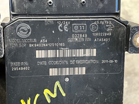 2011 Allison Transmission Control Module (TCM) Part # 29549402