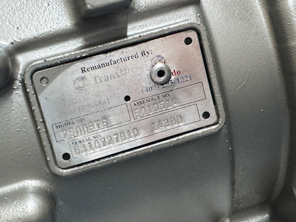 Allison 2500PTS Transmission For Sale