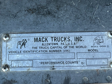 1999 Mack MR690S Forward Low CAB Shell