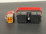 Cummins ISC / ISL ECM Connectors, 50 Pins Plug and Power Wire Harness Plug