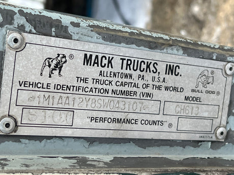 1995 Mack CH613 Conventional CAB Shell For Sale