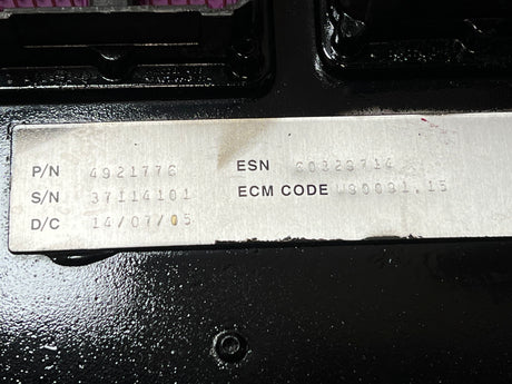 Cummins ISC Engine Control Module (ECM) CM850, 4921776 For Sale