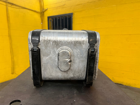 Mack D-Shape Aluminum Fuel Tank Dimensions: 34" L x 23" W x 25" H For Sale