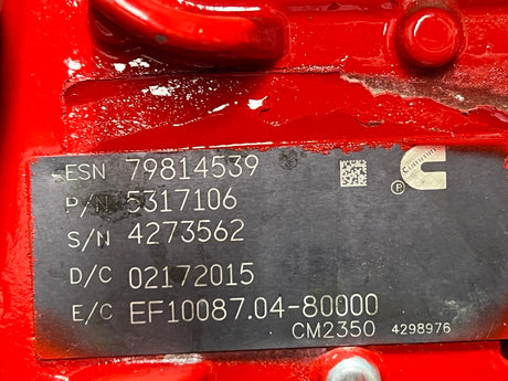 Cummins CM2350 Engine Control Module (ECM) 5317106 For Sale, CPL 4583