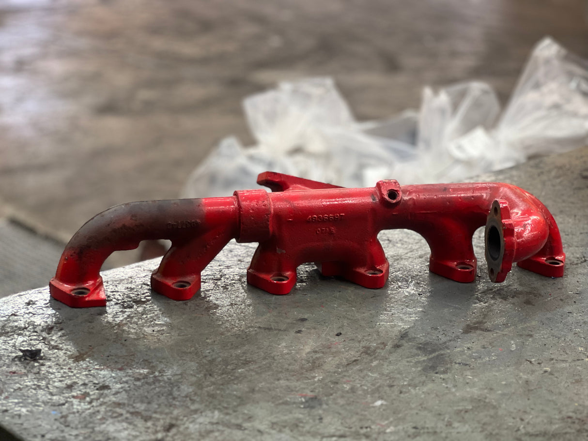 Cummins ISB 2-Part Exhaust Manifold Long Part # 4936697, Short Part # 4937743 For Sale