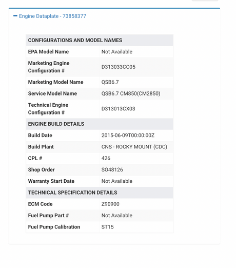 Cummins CM850 Engine Control Module (ECM) 4921776 For Sale, CPL 426
