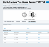 2012 CUMMINS ISX HORTON DM ADVANTAGE 2-SPEED REMAN FAN CLUTCH Part # 79A9760 FOR SALE