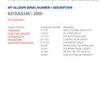 Allison 2000 Transmission For Sale